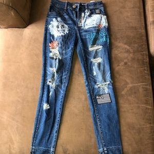 American Eagle Graffiti Jeans